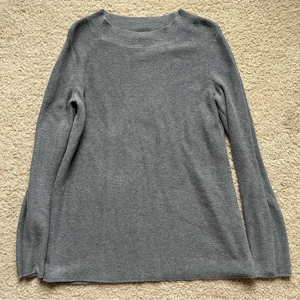 Ann Taylor Factory Grey Sweater Top